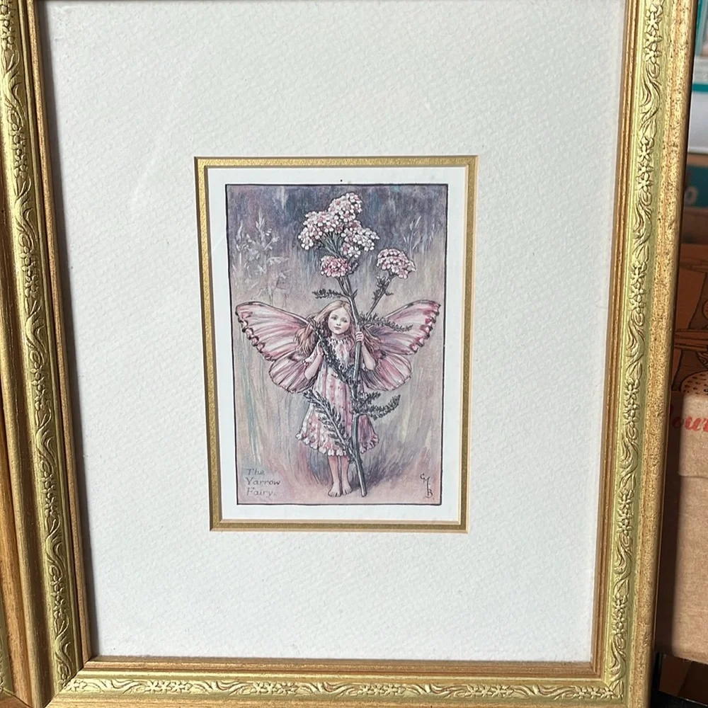 🧚9x11 1/4 Fairy matted framed art - Picture 7 of 7